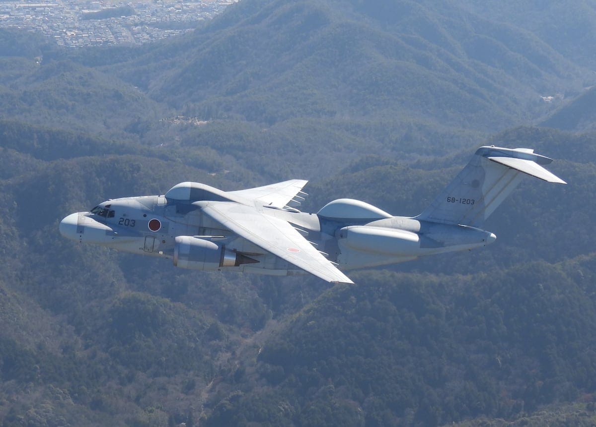 Japan's New Electronic-Warfare Aircraft Makes Its Debut
