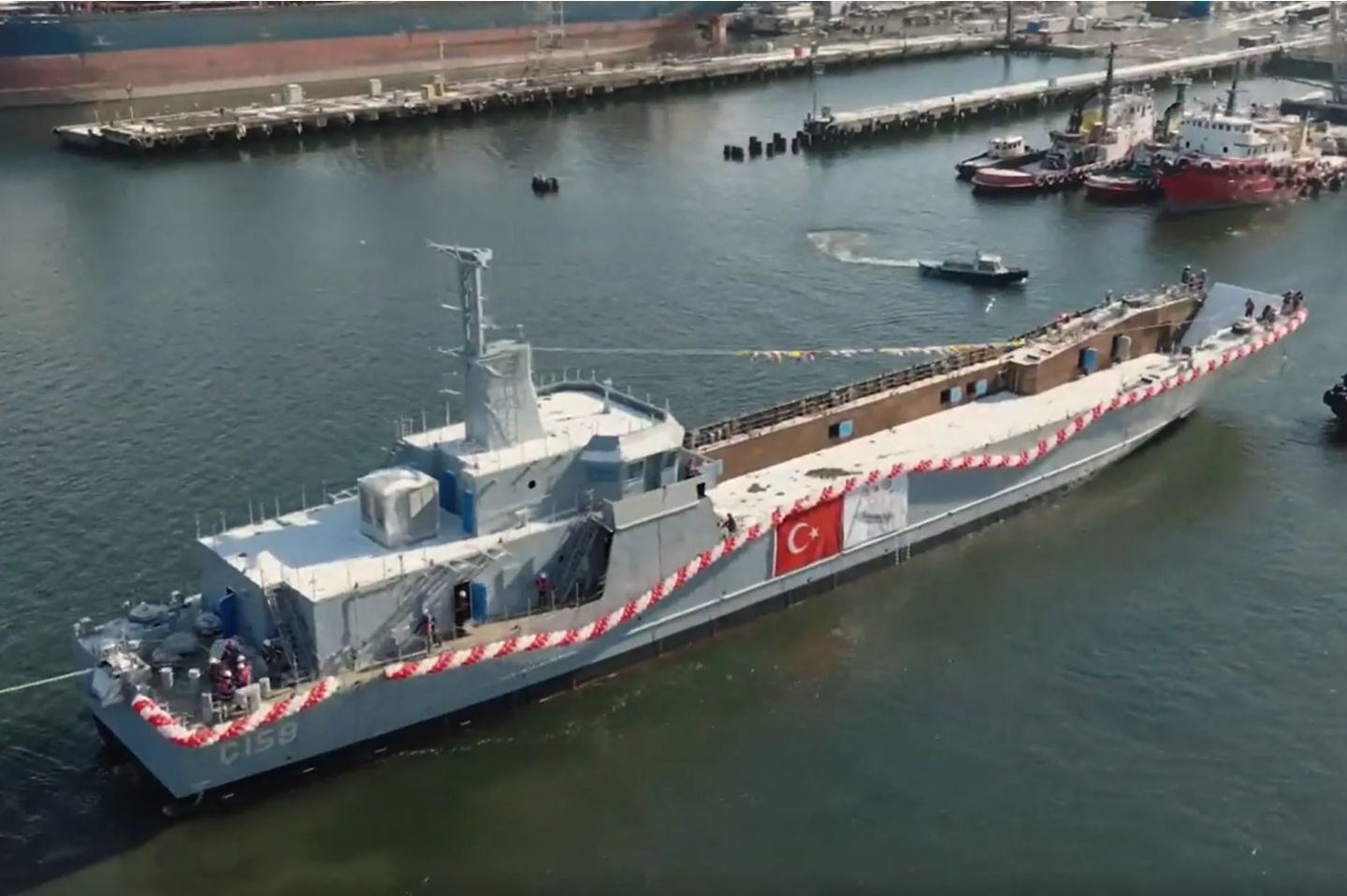 Turkey Unveils First Ç159 Fast Landing Ship to Enhance Naval Force Projection