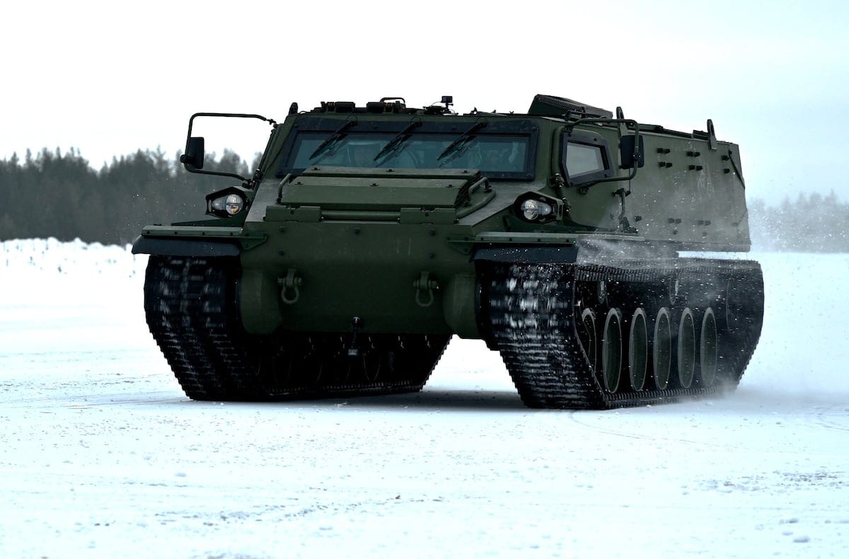 Patria Unveils Light Tracked APC to Replace M113 in Finland