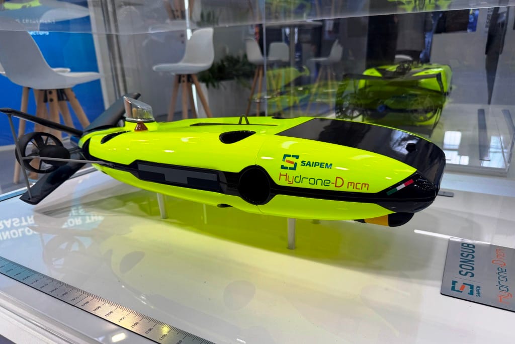 Seafuture 2025: Saipem's Sonsub Introduces Hydrone-D MCM Technology for the Italian Navy