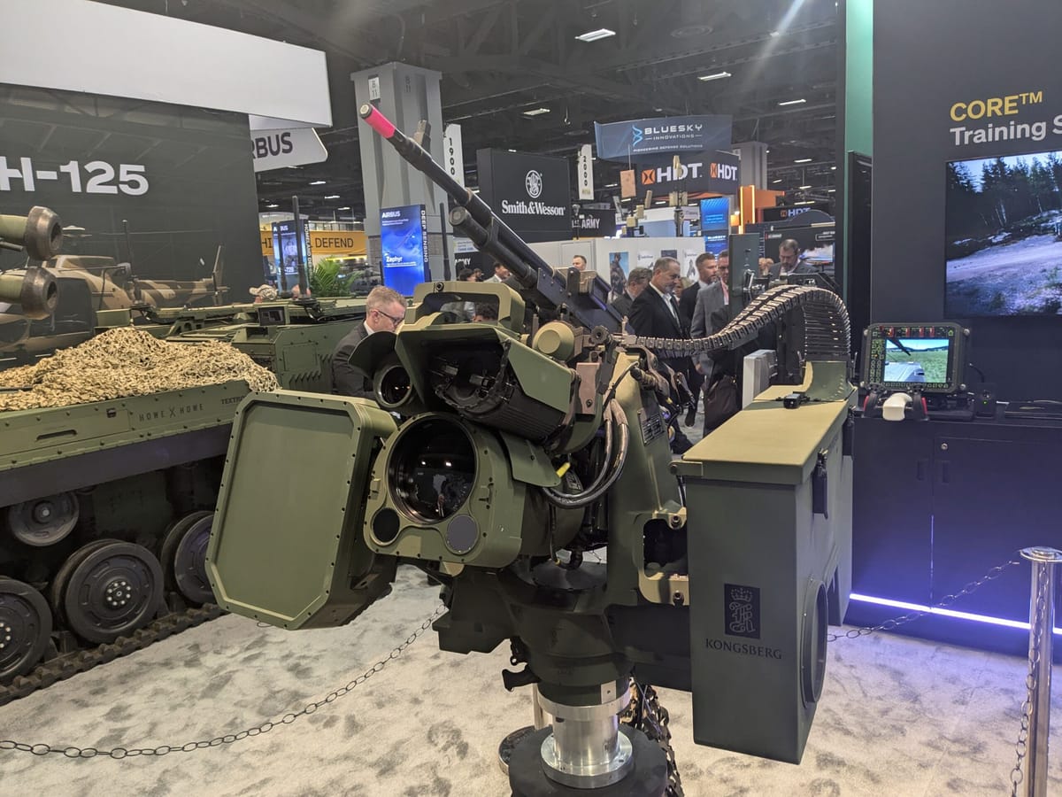Kongsberg Aims to Enhance US Army’s CROWS Remote Weapon Stations with C-UAS Capability at AUSA 2025