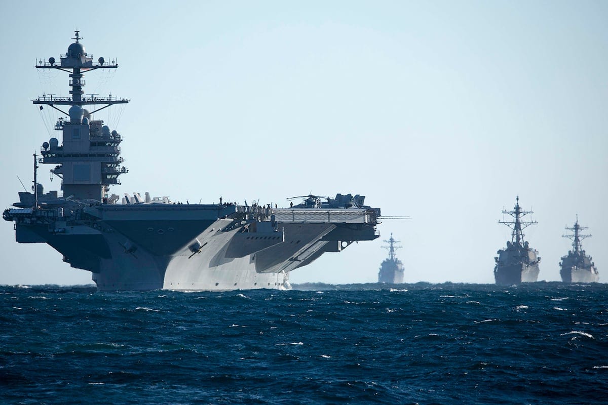 Carrier Relocates to South America, Stripping Middle East and Europe of Military Presence