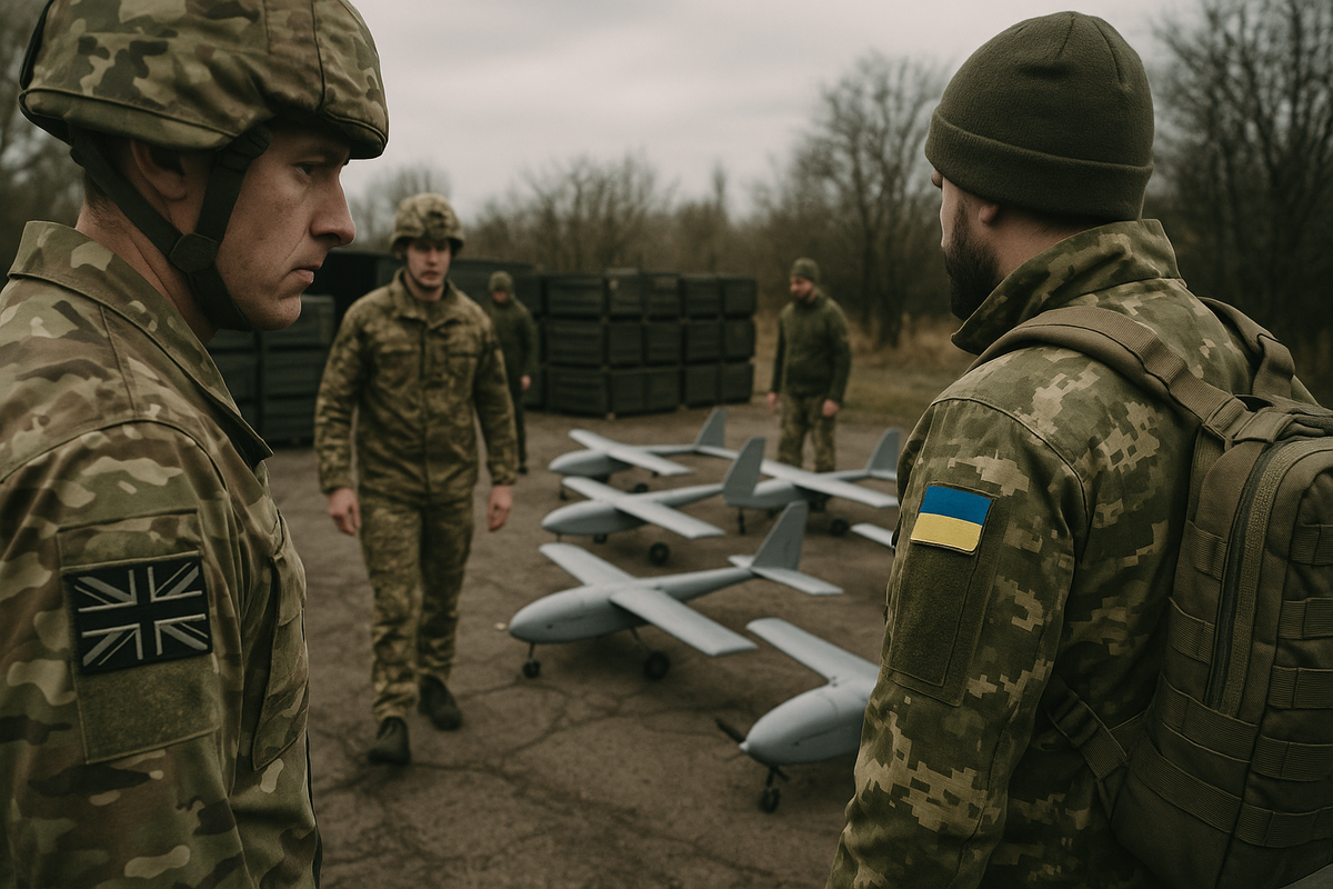 UK to Bolster Ukraine’s Defense with Massive Drone Supply