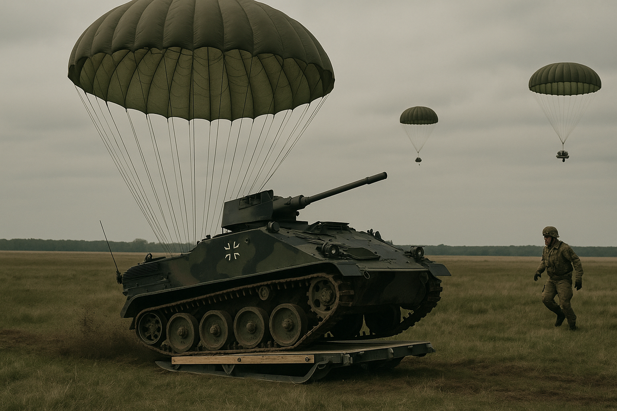 Germany Enhances Airborne Capabilities with Wiesel Airdrops