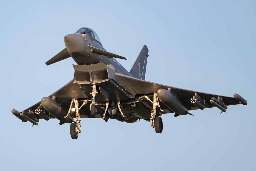 Eurofighter Typhoon Successfully Test Fires Low-Cost Precision Weapon Against UAS Threats
