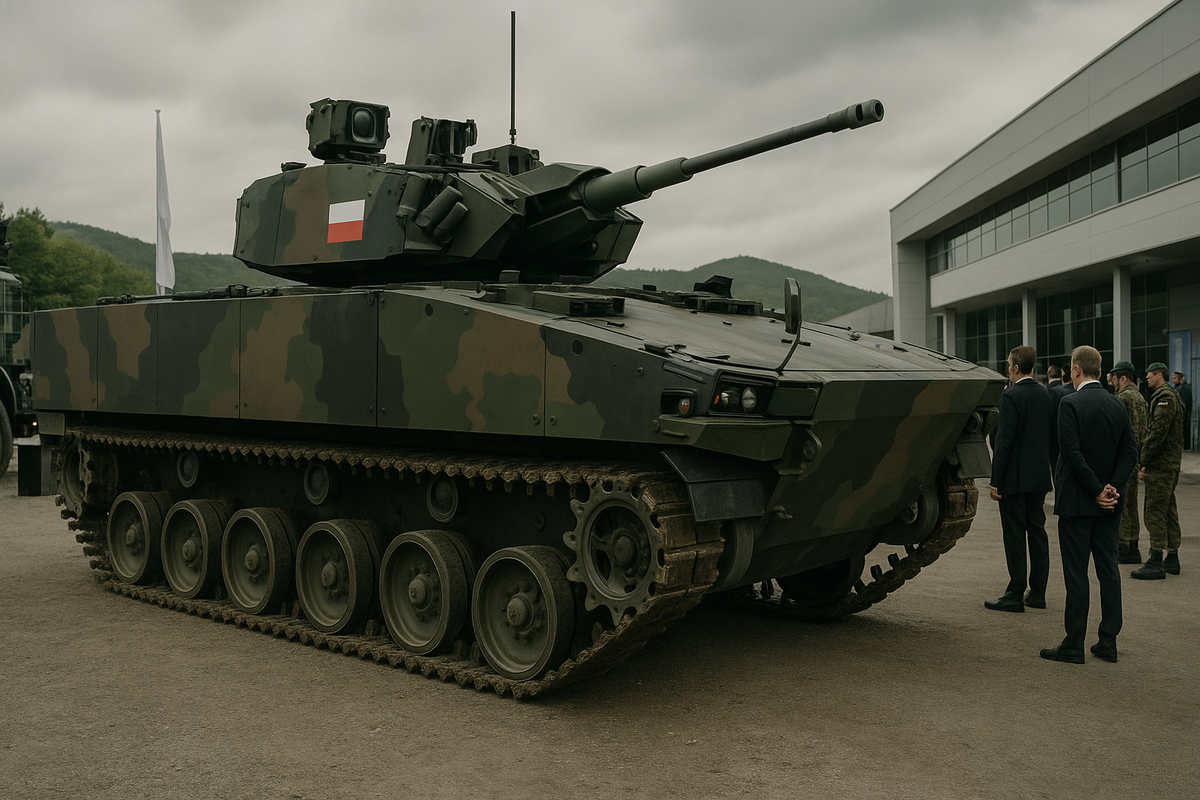 Poland Unveils Export Variant of Borsuk Combat Vehicle in Slovakia