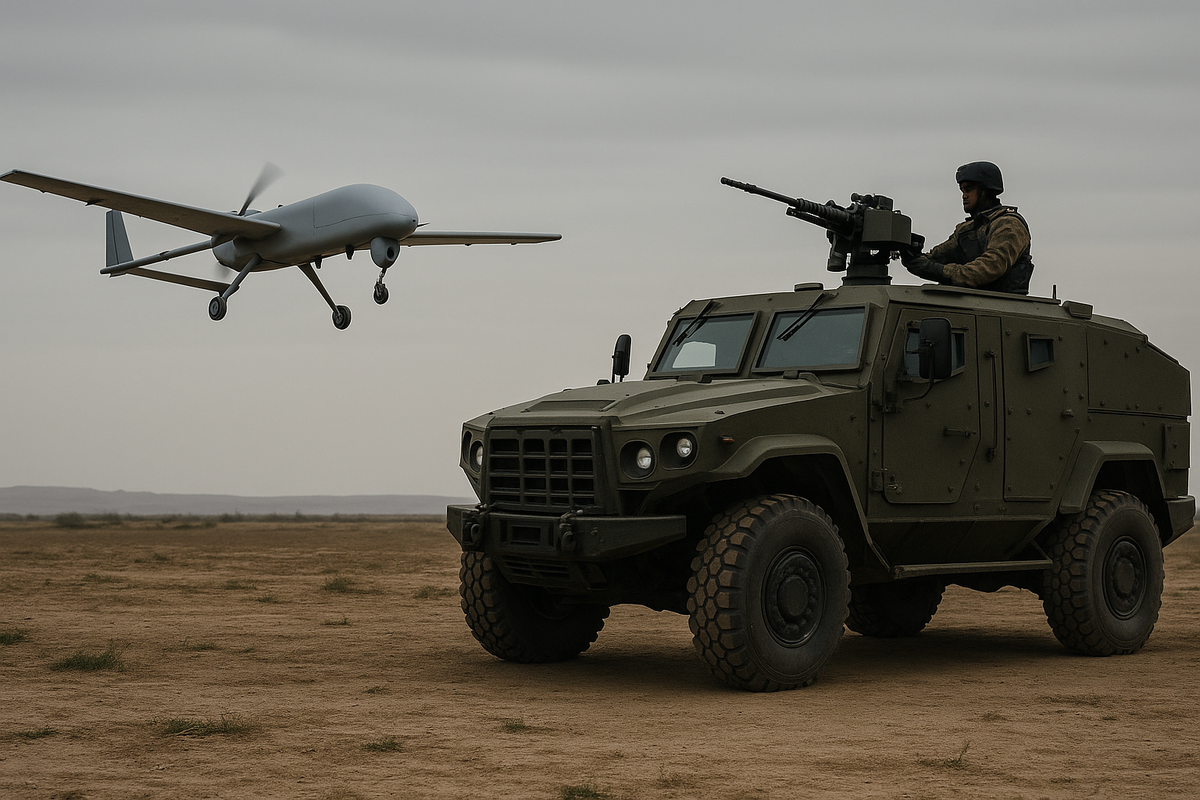 Emerging Trends in Military Capability: Iraq's Combat Drone and a New Armored Vehicle