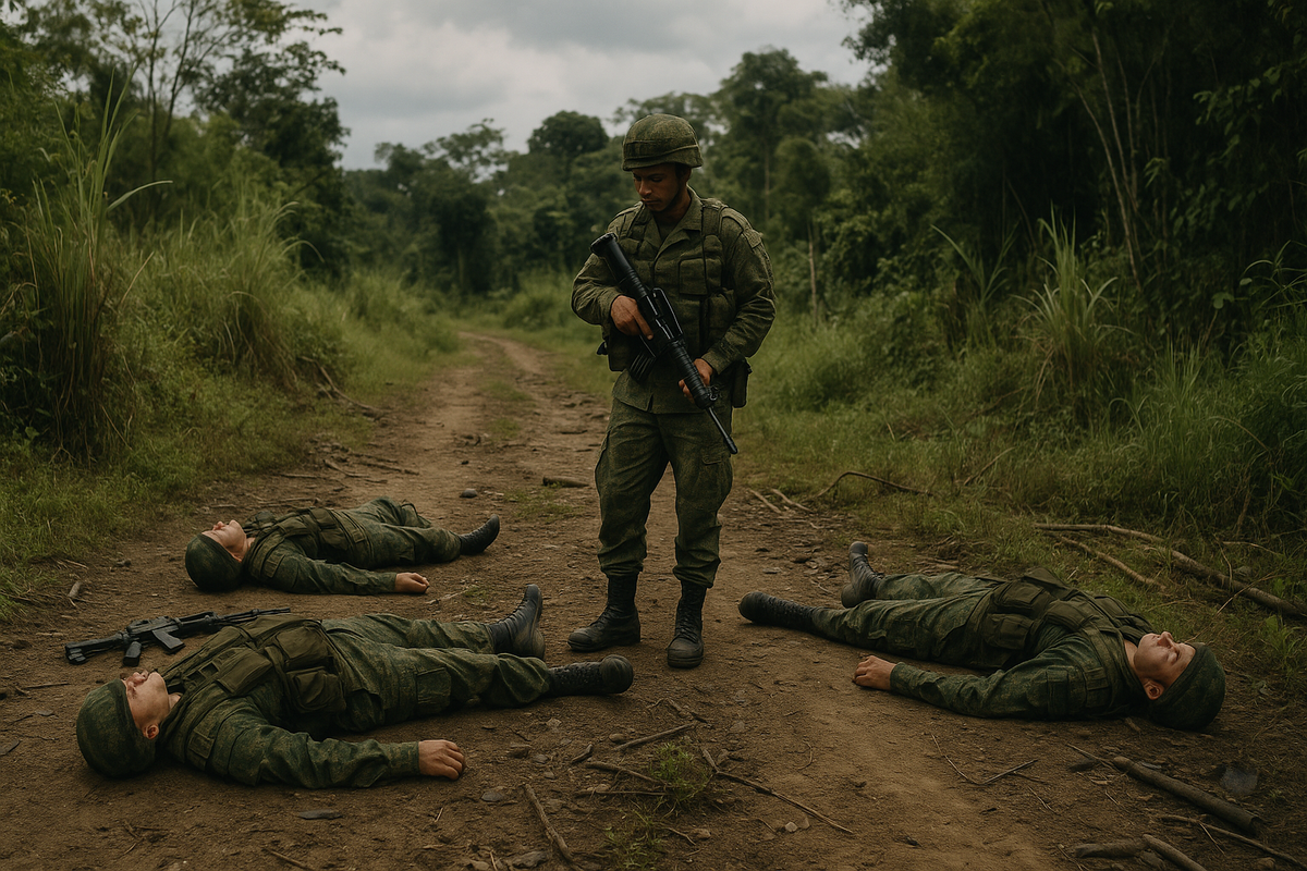 Tragic Loss: Four Colombian Soldiers Killed in Guerrilla Minefield