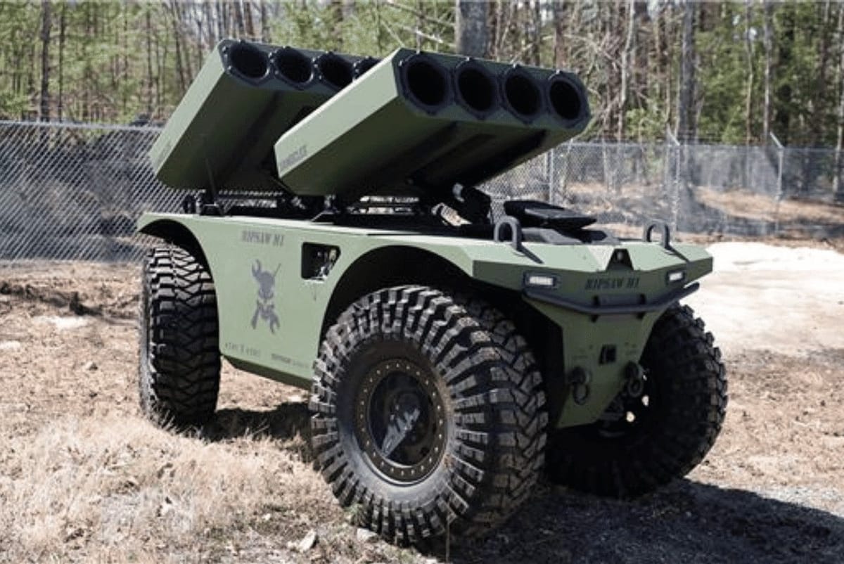 Textron Unveils Advanced UGV Capable of Deploying Loitering Munitions