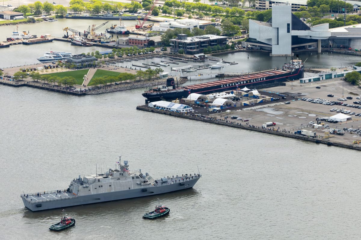 Final Freedom-Class Littoral Combat Ship Inducted in Cleveland