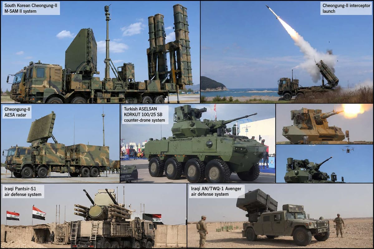Iraq Enhances Air Defense with M-SAM II and Turkish Systems