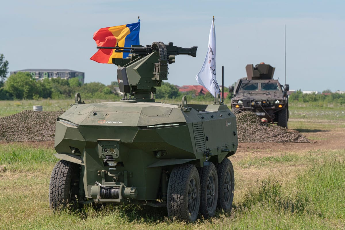 Hanwha and Milrem Forge Alliance for Romanian UGV Initiative