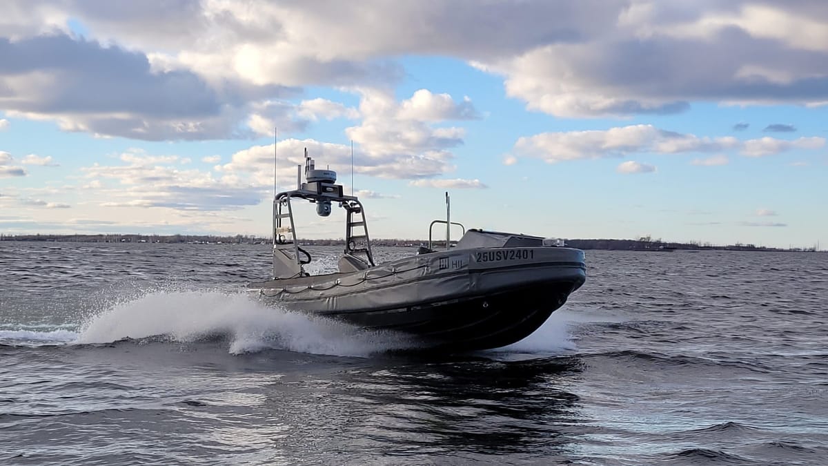 US Marine Corps Receives ROMULUS-25 Drone Boats From HII, MetalCraft