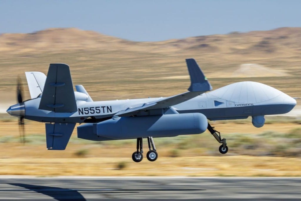 GA-ASI Achieves Milestone with First Flight of MQ-9B Equipped with AEW Pods