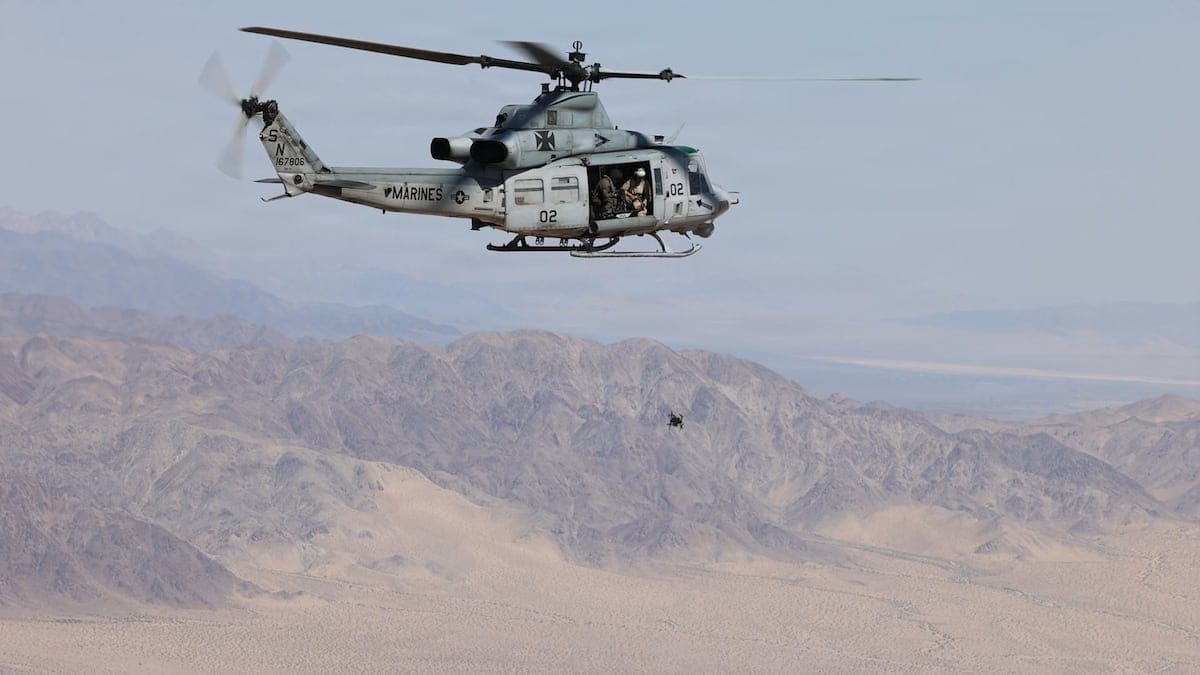US Marine Corps Explores New Drone Command Capabilities from Helicopters
