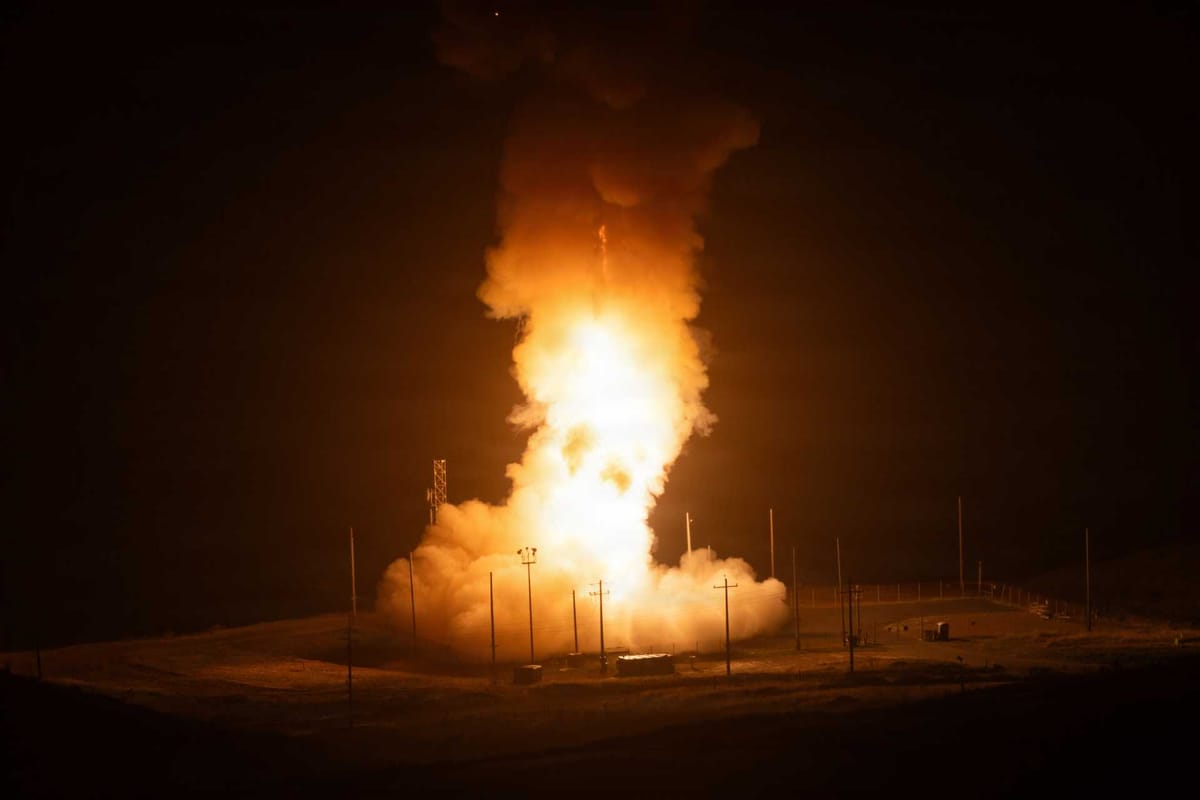 U.S. Conducts Night Launch of Nuclear-Capable Minuteman III ICBM