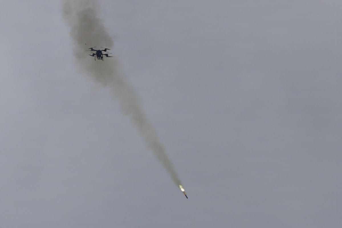 Army Innovates Resupply Drone into Rocket Launcher