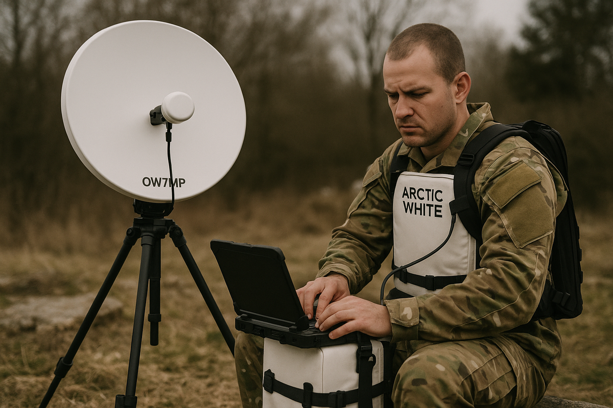 Intellian Unveils Arctic White OW7MP Manpack for Enhanced LEO Connectivity