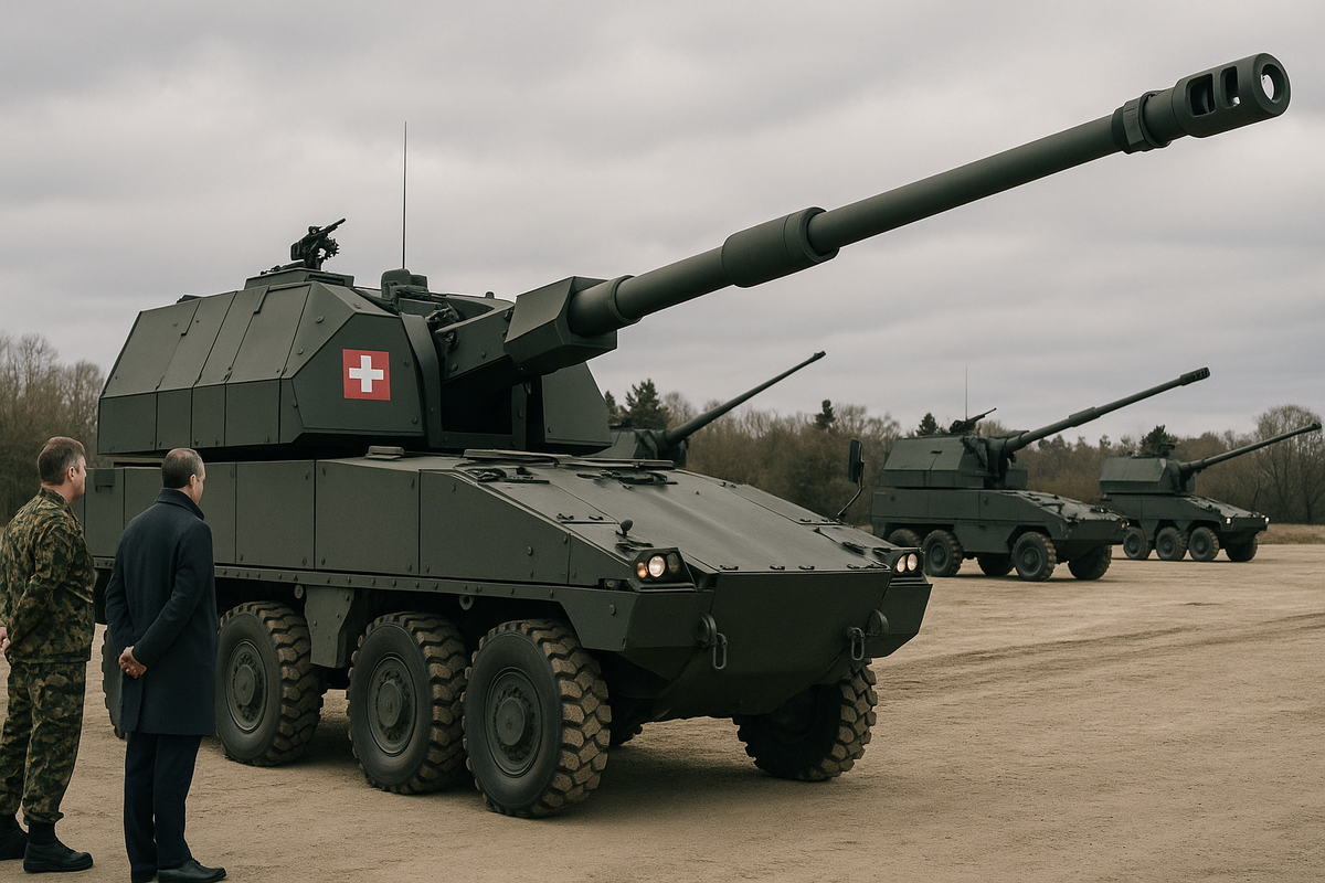 Switzerland Contracts 32 Self-Propelled Howitzers from KNDS