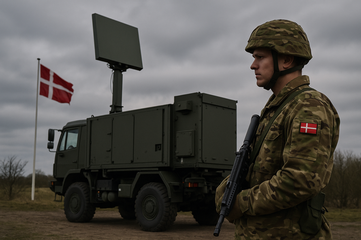 Denmark Solidifies Air Defense with Saab Giraffe 1X Radar System