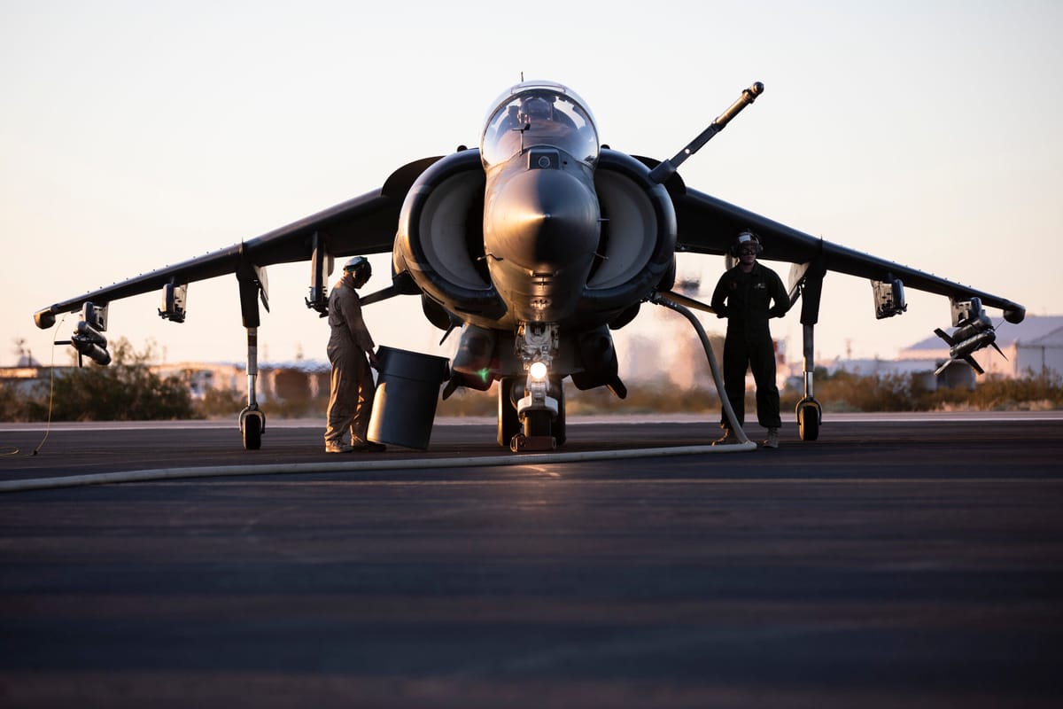 Retirement of the AV-8B Harrier II Ground Attack Jet