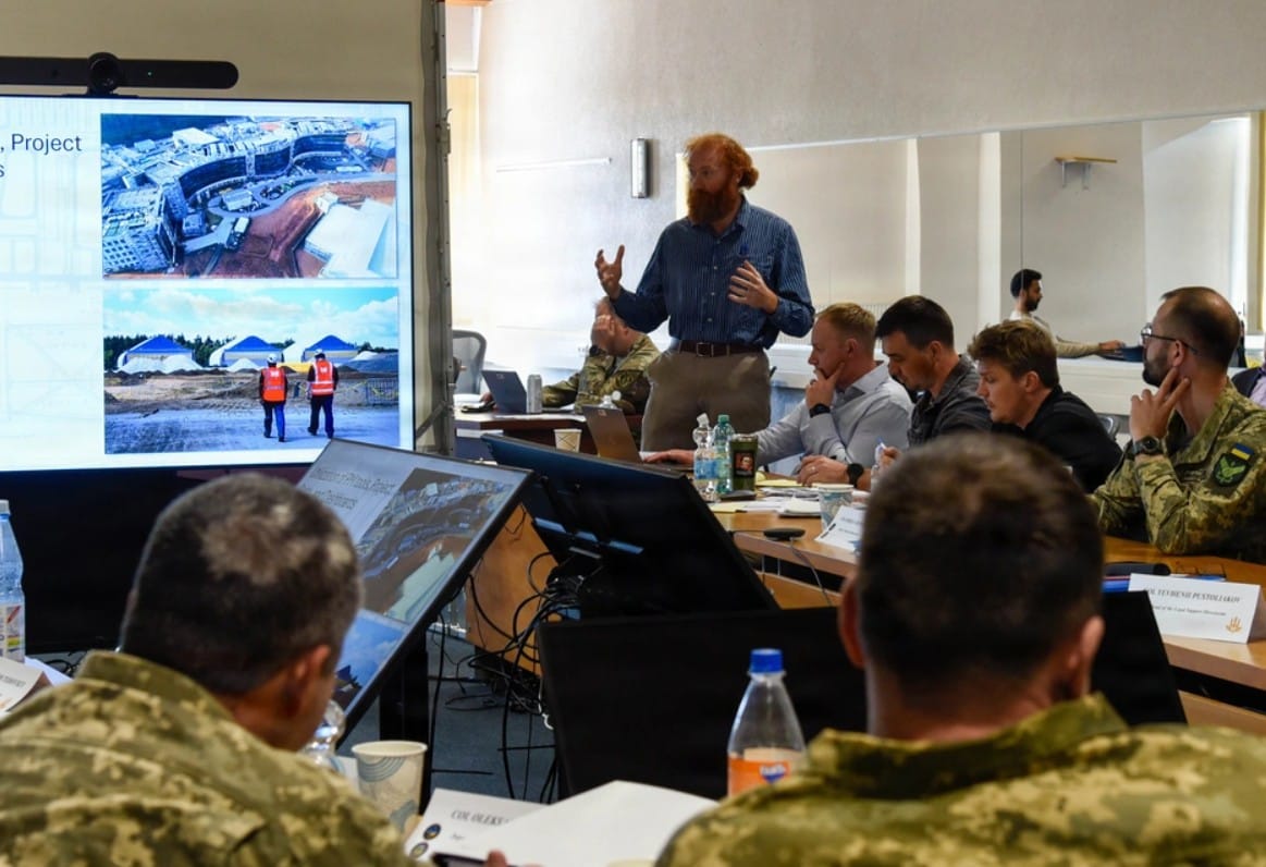 US Army Engineers Provide Training to Ukrainian Officers on Reconstruction Management
