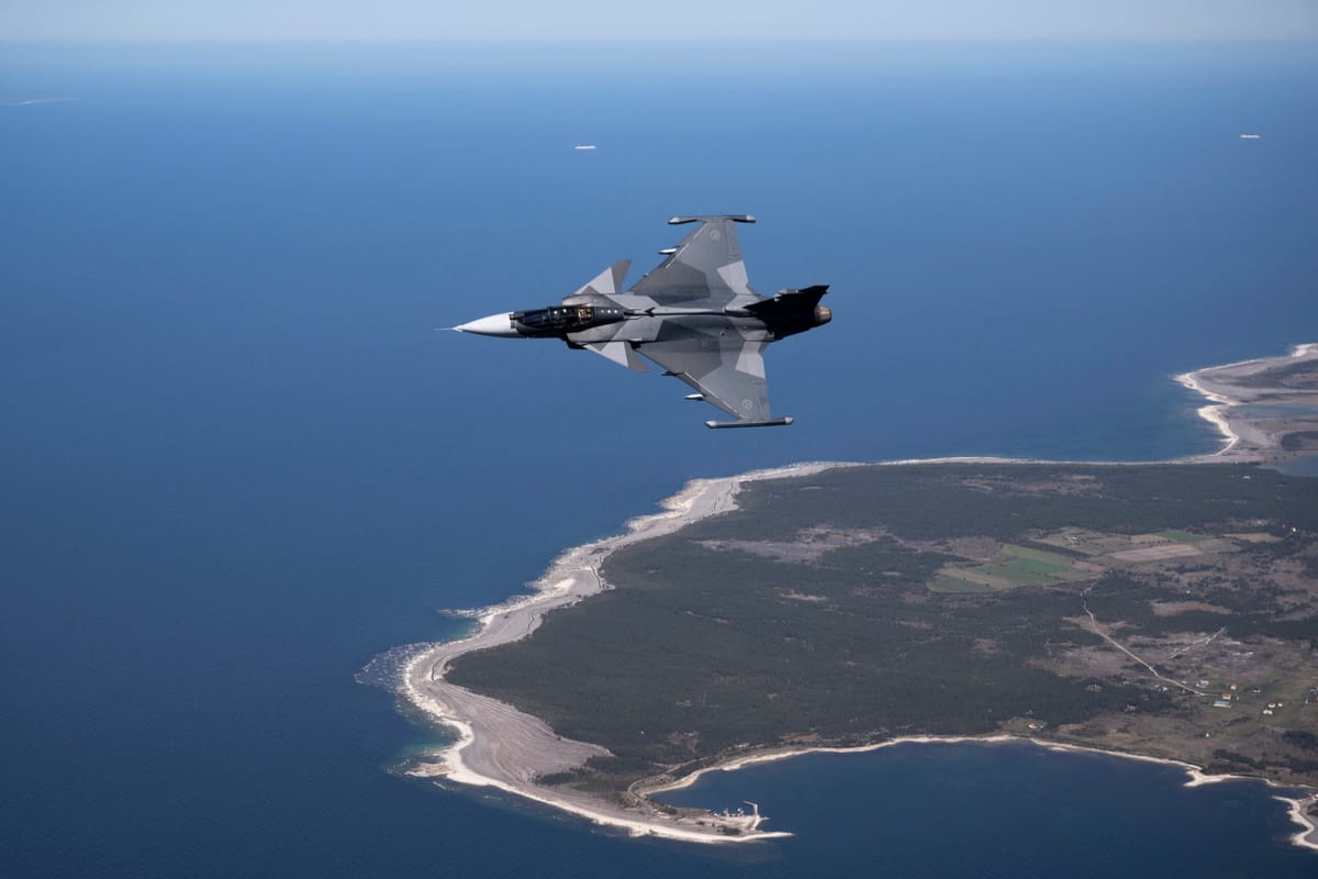 Swedish Air Force Scrambles Jets to Intercept Russian Aircraft