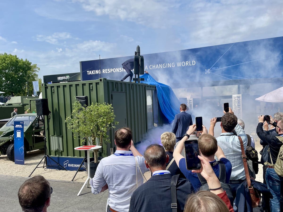 Rheinmetall Introduces Innovative Drone Deployment Container