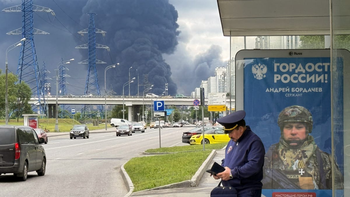 Ukraine Launches Major Drone Attack on Moscow, Targeting Oil Refinery