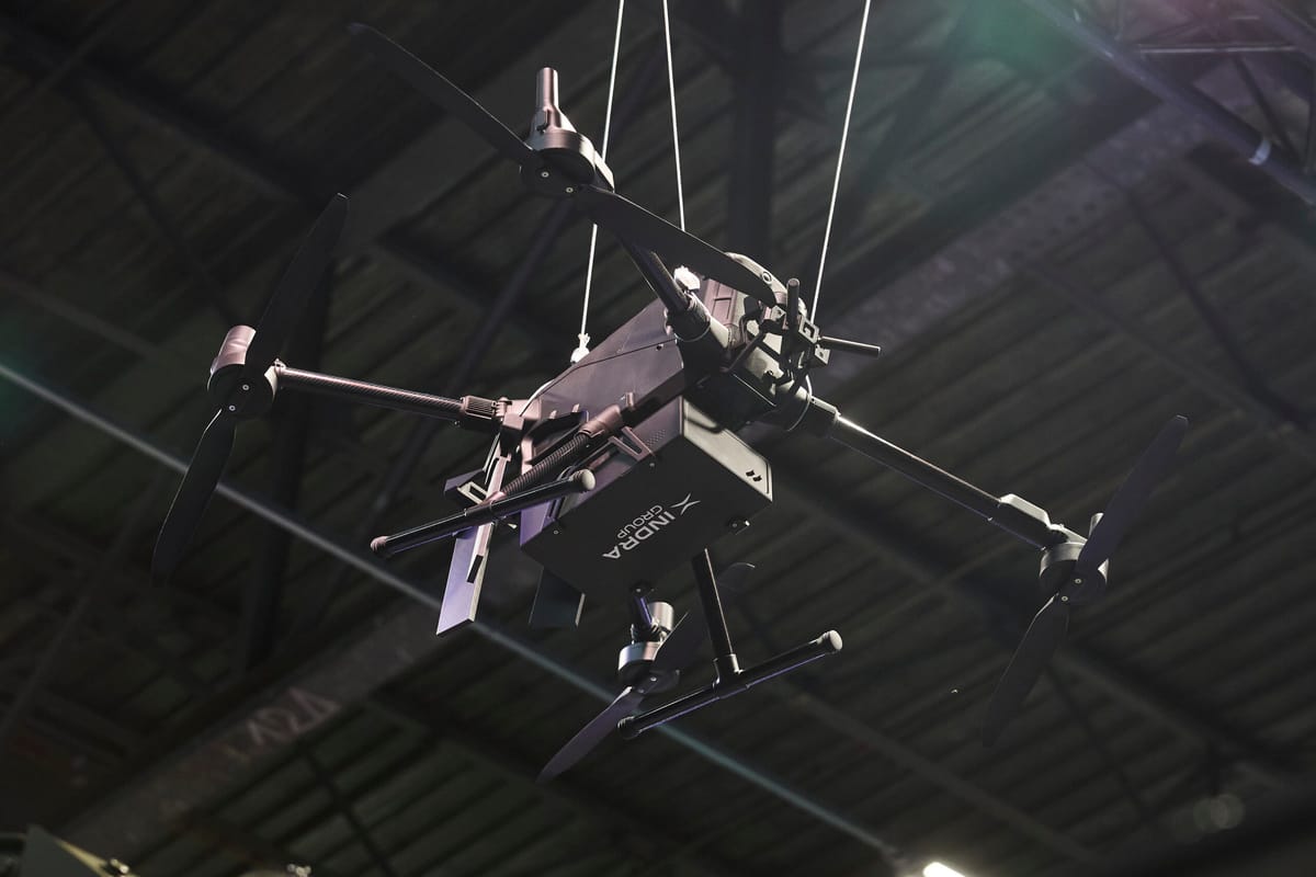Indra Group Advances Electronic Warfare with Tethered Drone Technology