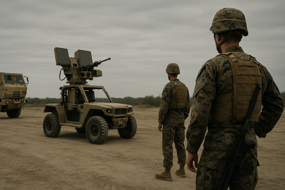 U.S. Marine Corps Enhances MADIS Counter-Drone System with Autonomous Ground Vehicles