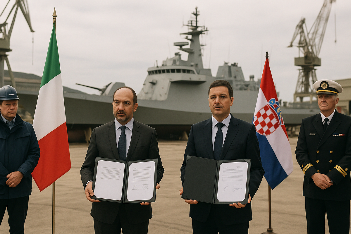 Fincantieri Expands Presence in Croatia with MoUs for MRC Corvette Program