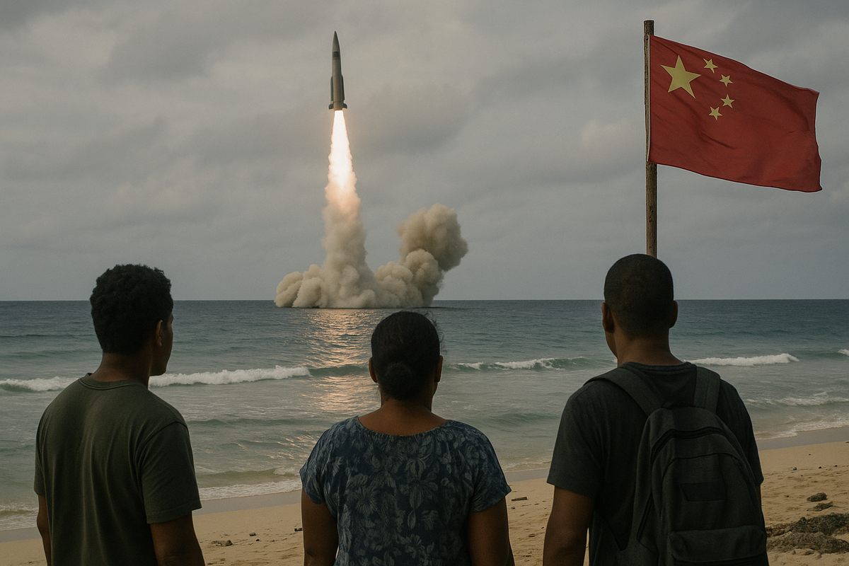 Pacific Islands Condemn China's Ballistic Missile Test in Their Waters