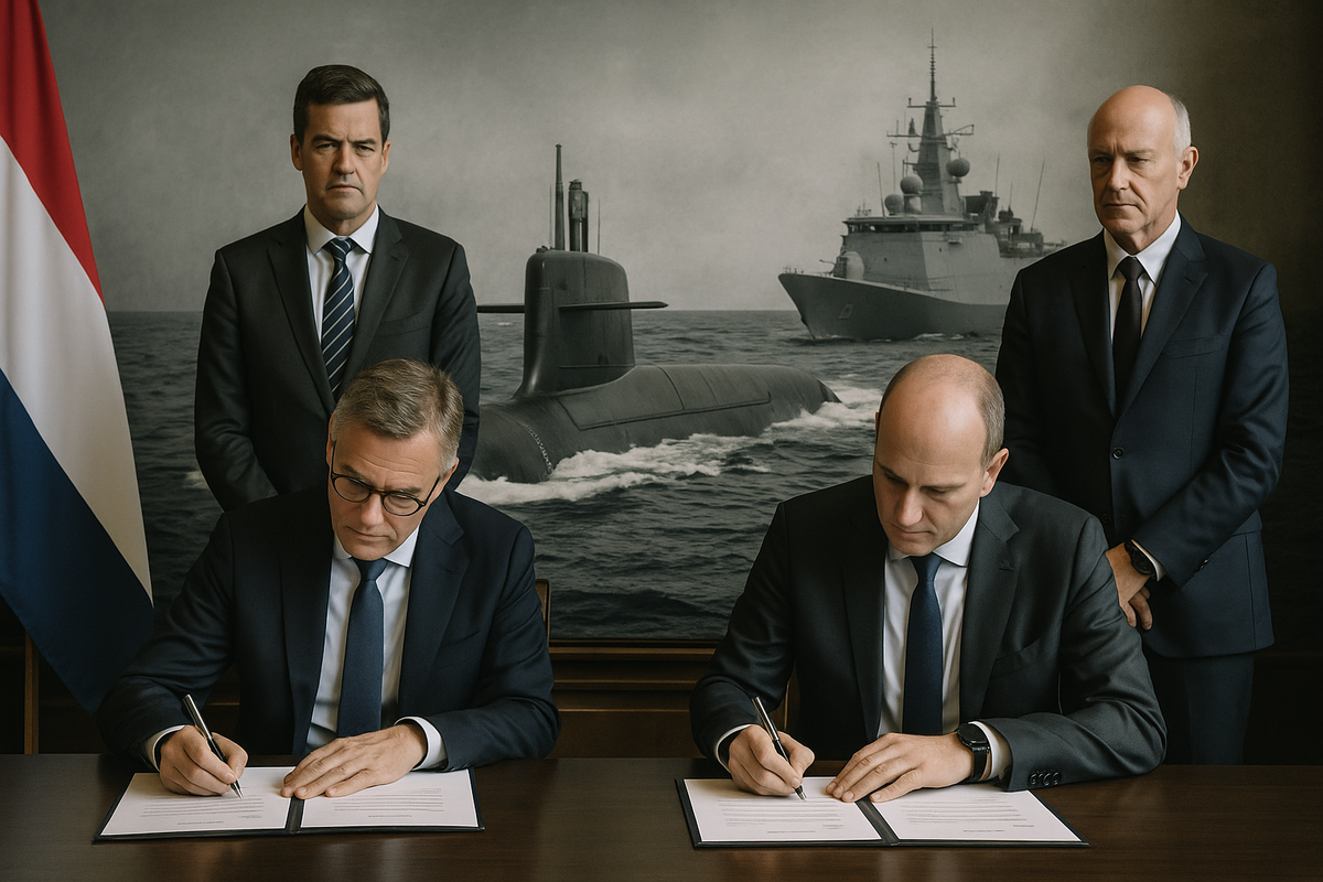 Extension of Industrial Cooperation Agreement Between the Netherlands and Naval Group