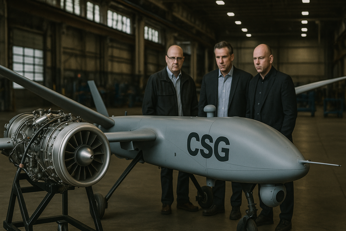 CSG to Establish Jet Engine Production for UAS in Wisconsin