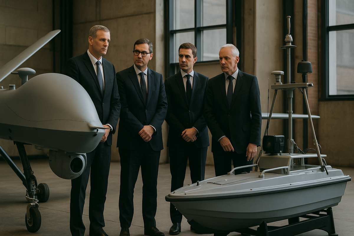GA-ASI, Thales, Octave, and dotOcean Engage in Belgian Industrial Cooperation