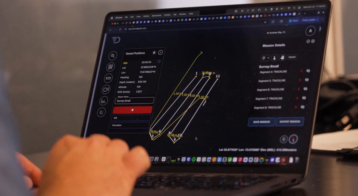 Terradepth Enhances Ocean Data Management Capabilities in US Navy Exercise