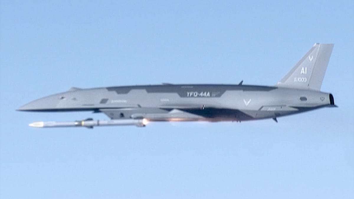 YFQ-44A Fury Fighter Drone Successfully Engages in Live Fire Exercise