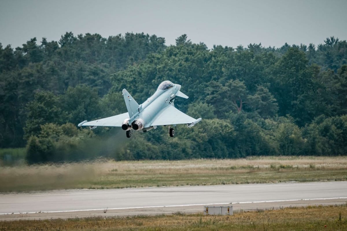 Germany's Quadriga Eurofighter Takes to the Skies