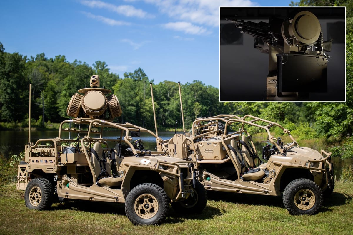 U.S. Marines Integrate Bullfrog M240 Weapon Station into L-MADIS Vehicle for Cost-Effective Drone Defense
