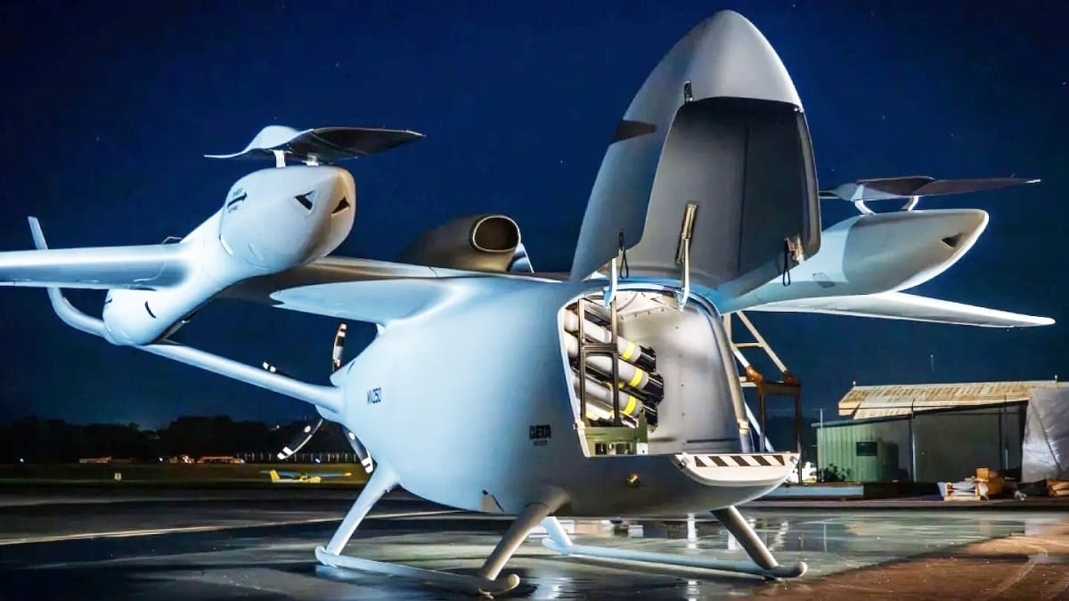 Unveiling the MV250 Hybrid-Electric VTOL Combat Cargo Drone