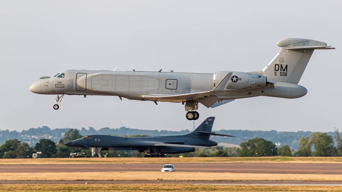 EA-37Bs Deployed to RAF Fairford as Iran Issues Threats Against UK Base