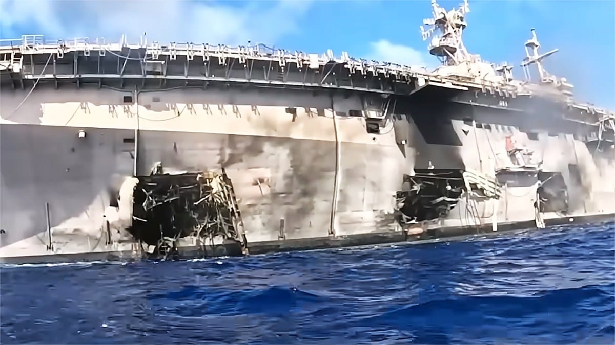 Navy’s GARC Kamikaze Drone Boat Successfully Engages During Sinking Exercise