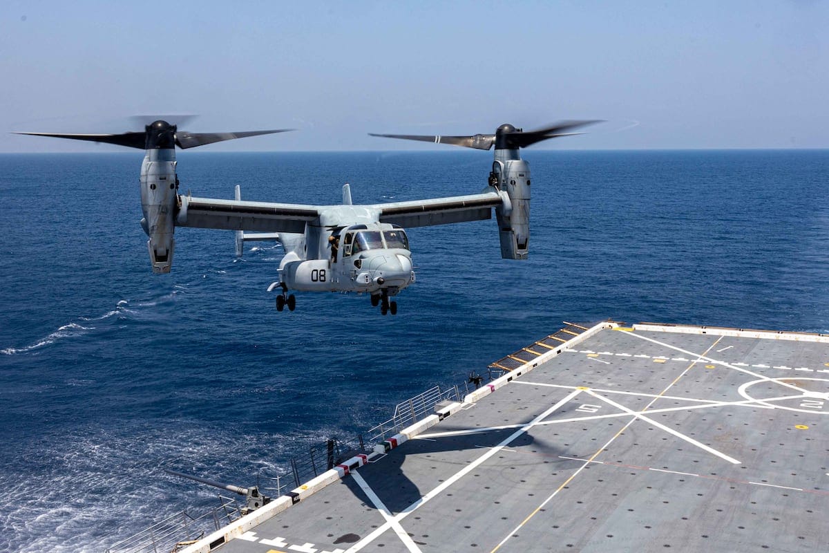 Final MV-22B Osprey Delivered to US Marine Corps
