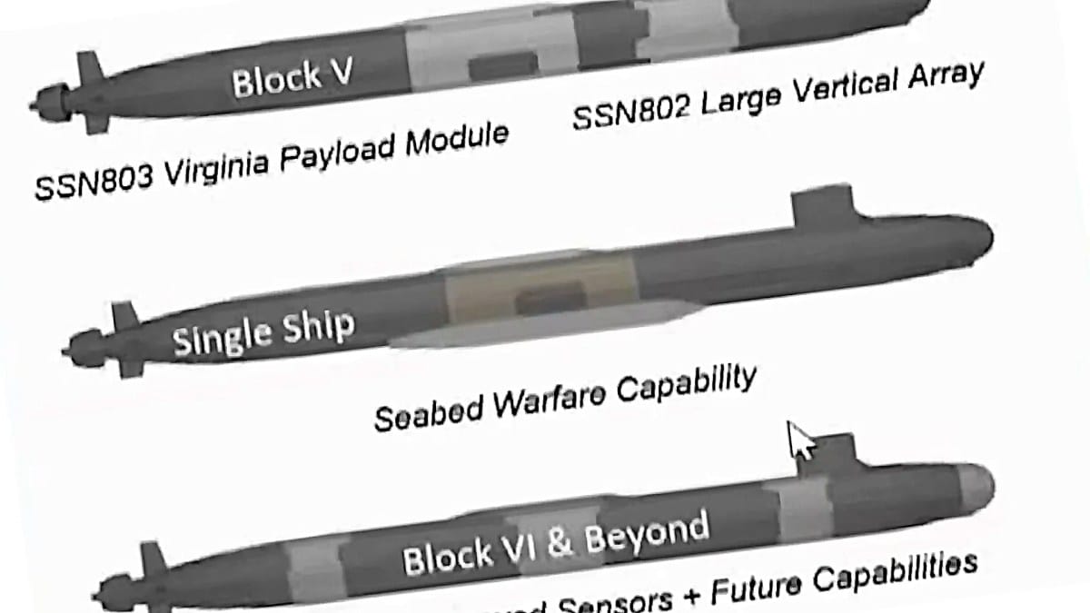 Unique Virginia Class Submarine Designed for Seabed Espionage Missions