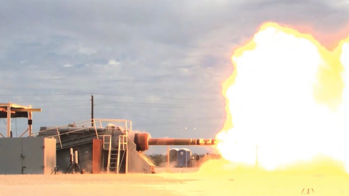 Army Revives Long-Range Supergun for Hypersonic Testing Platform