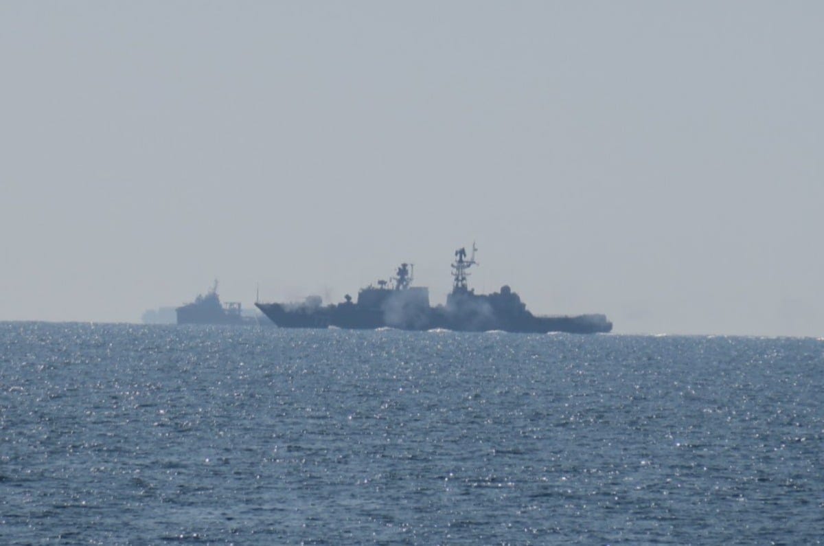 Russian Frigate Conducts Live Ammunition Drill Near UK Territorial Waters