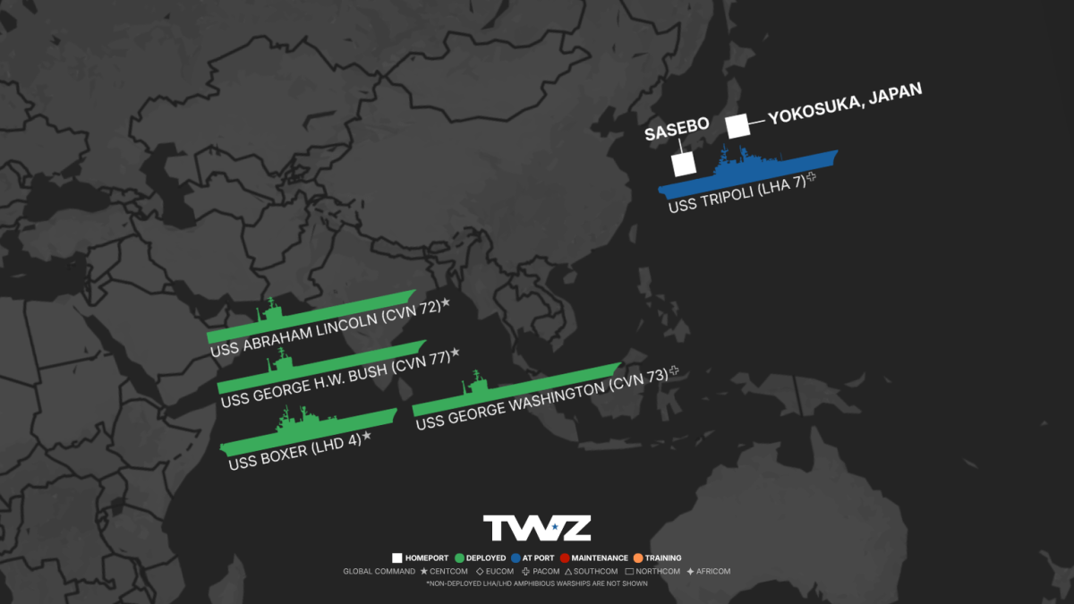 USS George Washington Heads to Middle East, Leaving Pacific Without Carriers