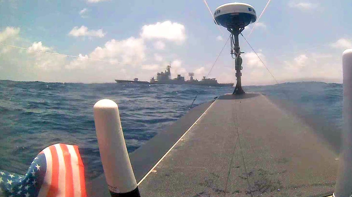Chinese Destroyer Engages U.S. Drone Boat, Highlighting Future Engagement Challenges