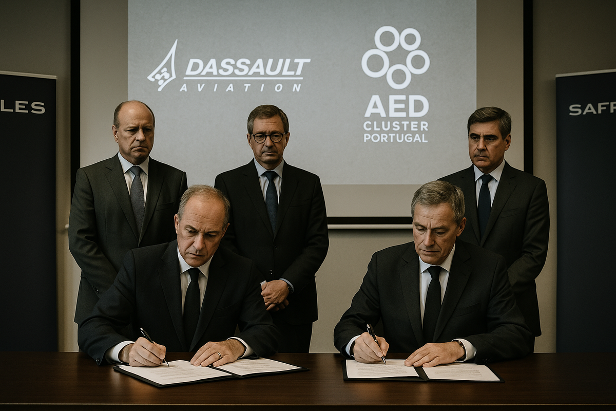 Dassault Aviation Signs Cooperation Agreement with AED Cluster Portugal